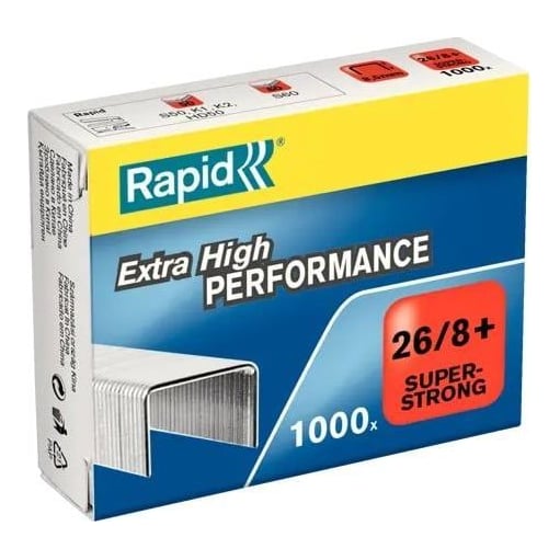 Capse 26/8 50 Coli 1000/Cut Superstrong Rapid