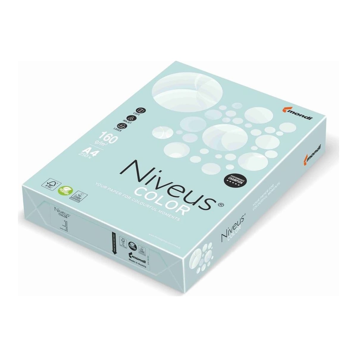 Carton Copiator A4 Albastru Pal 160G 250/Top BL29 Niveus