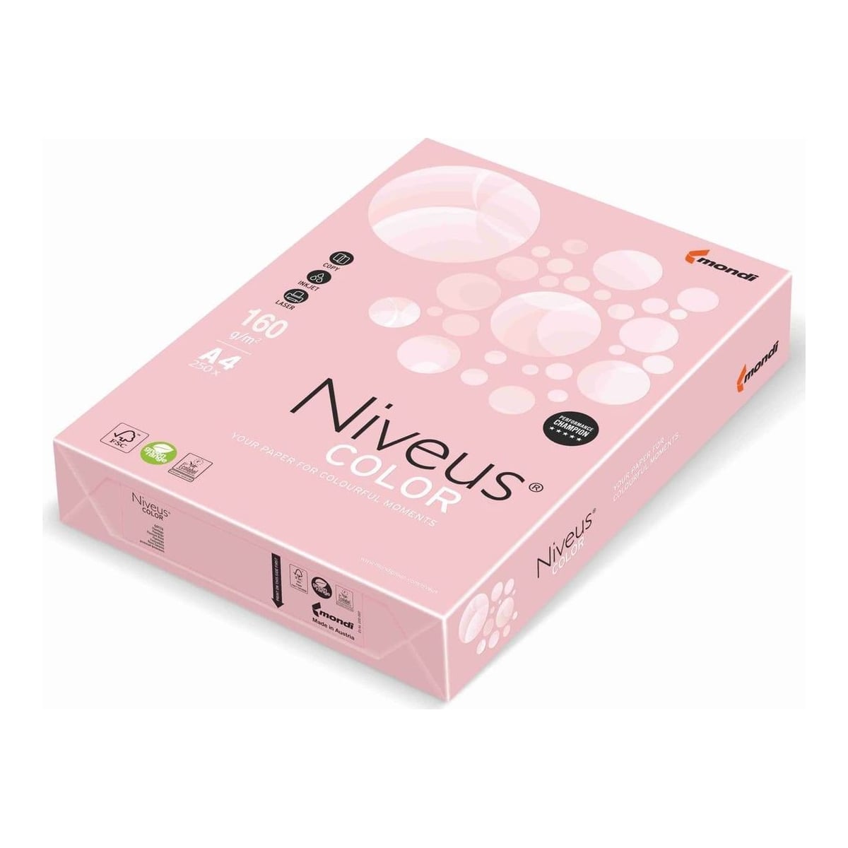 Carton Copiator A4 Roz Flamingo Pal 160G 250/Top OPI74 Niveus