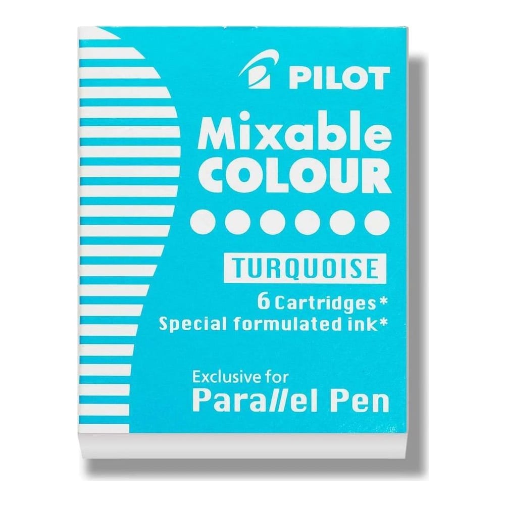 Cartuse Cerneala 6/Set Parallel Pen Turcoaz Pilot