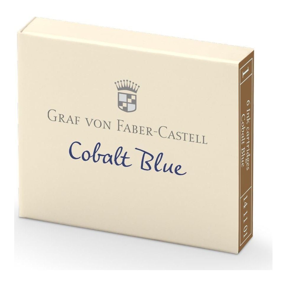Graf von Faber-Castell Cartuse Cerneala Mici Albastre 6 Buc/Cutie Graf Von Faber-castel