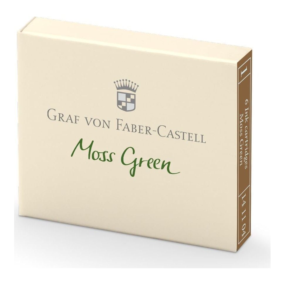 Graf von Faber-Castell Cartuse Cerneala Mici Verzi 6 Buc/Cutie Graf Von Faber-castel