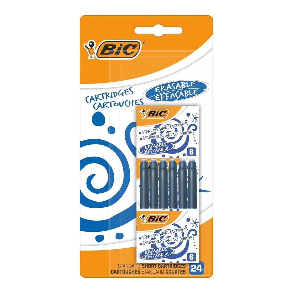 Cartuse Cerneala Albastra 24/Blister Bic