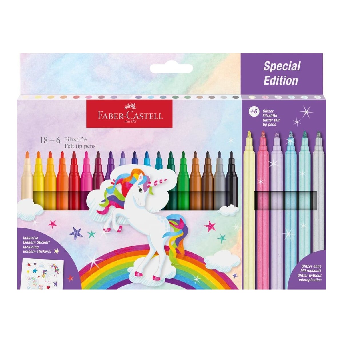 Carioca 18+6 Culori Unicorni Faber-castell