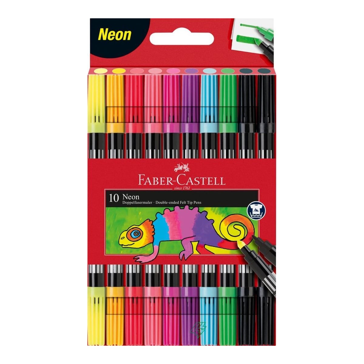 Carioca 10 Culori 2 Capete Culori Neon Faber-castell
