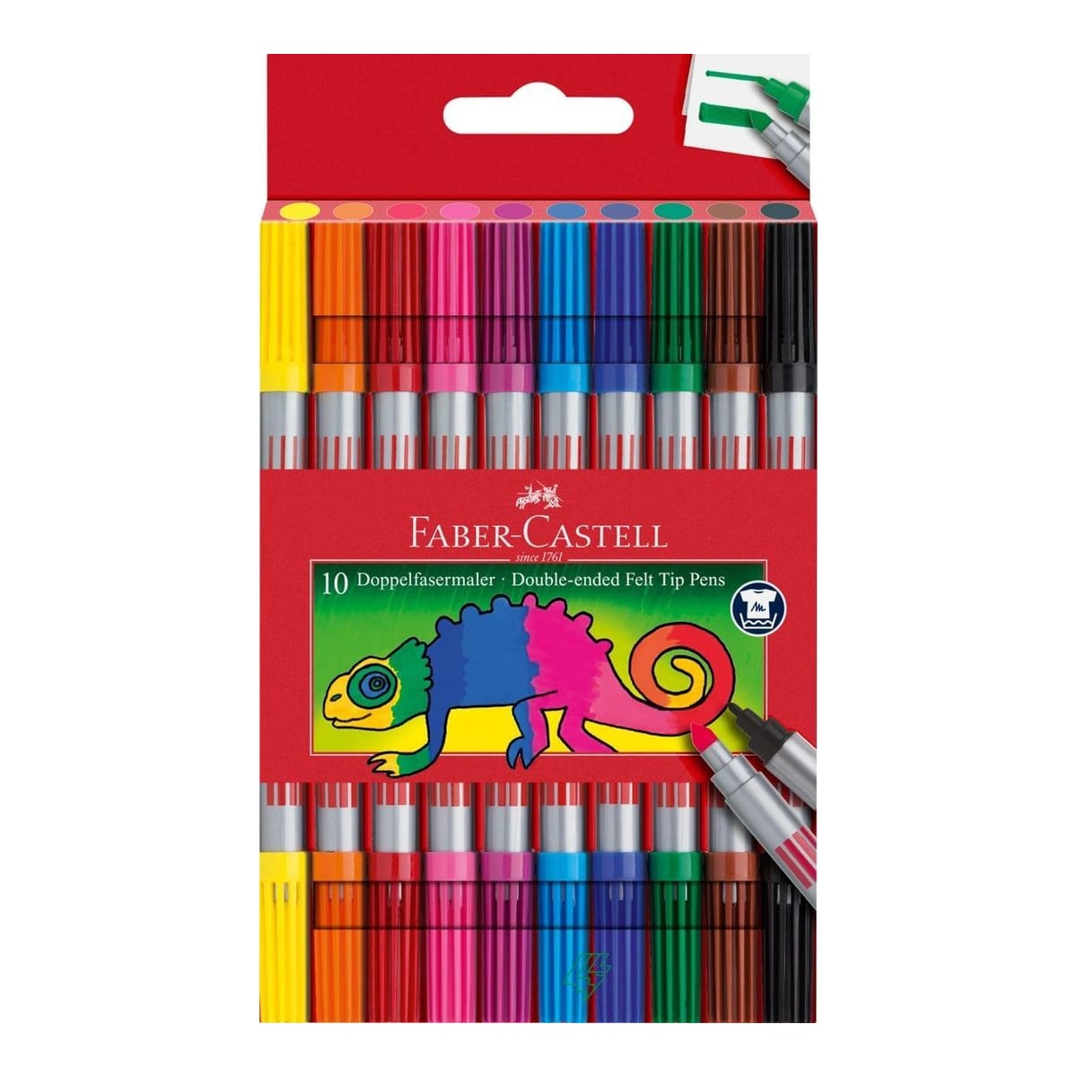Carioca 10 Culori 2 Capete Faber-castell