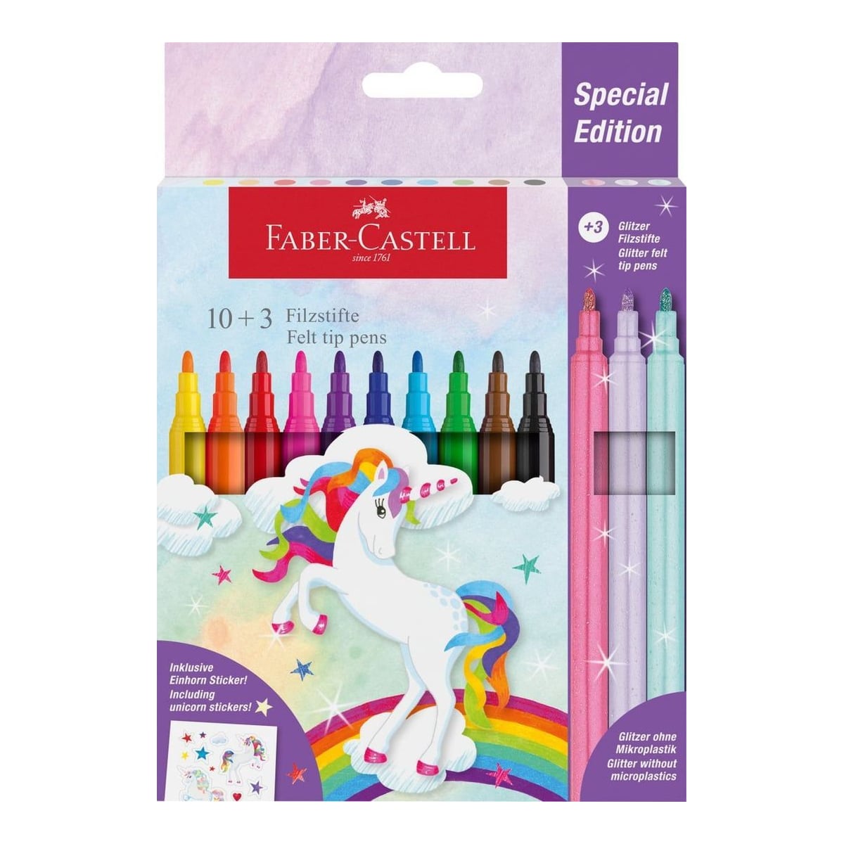 Carioca 10+3 Culori Unicorni Faber-castell