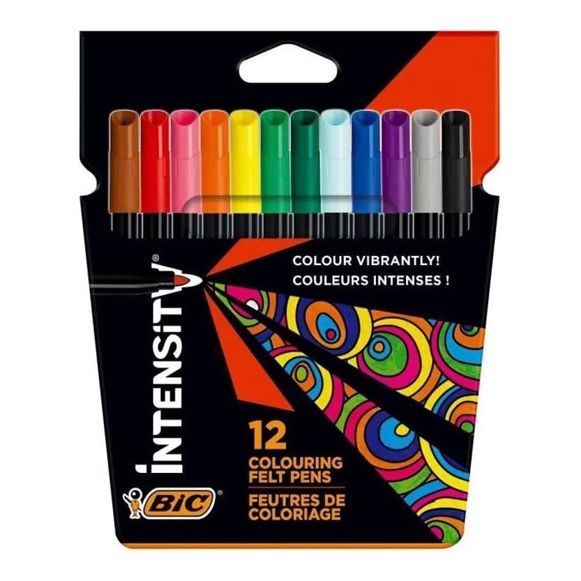 Carioca 12 Culori 2MM Intensity Bic