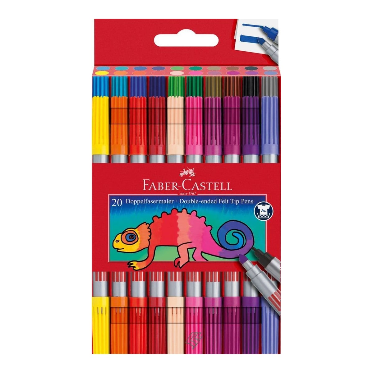 Carioca 20 Culori 2 Capete Faber-castell