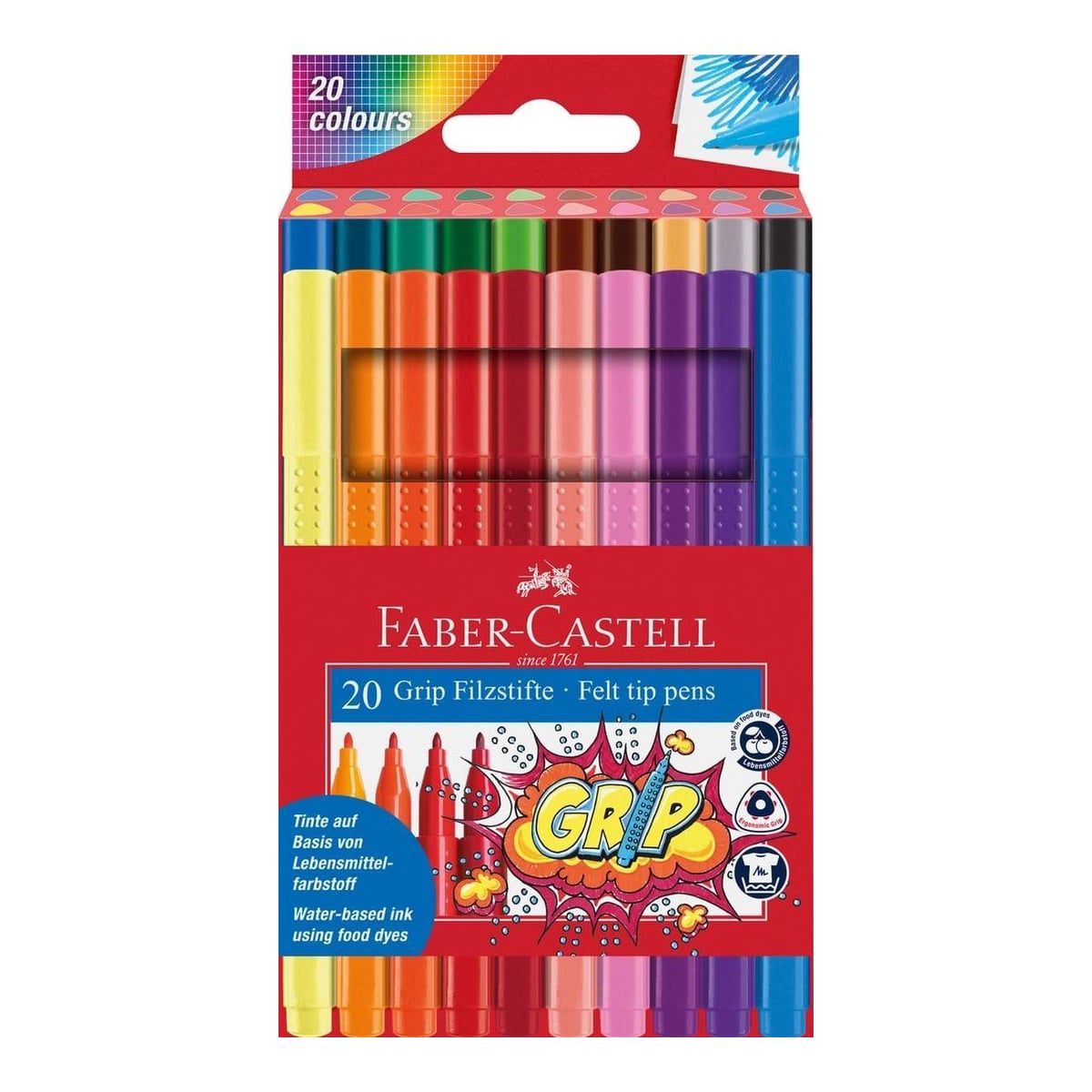 Carioca 20 Culori Grip Faber-castell