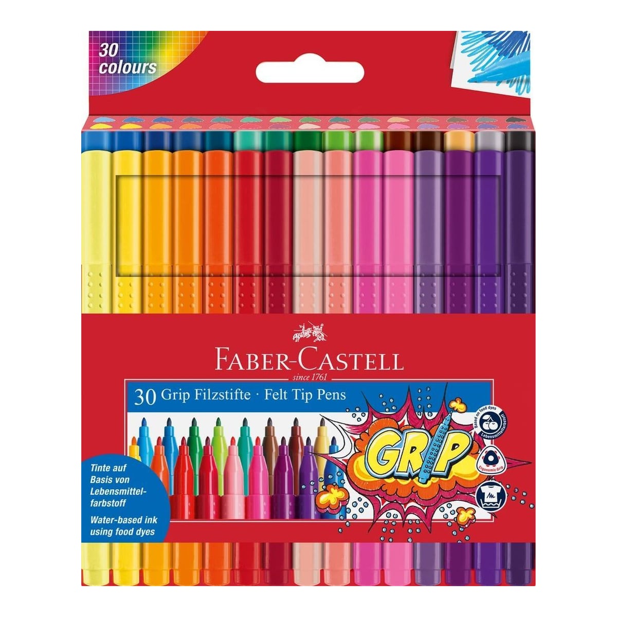 Carioca 30 Culori Grip Faber-castell