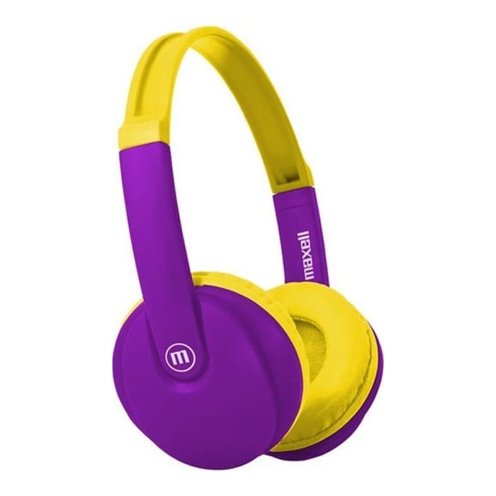 Casti Fara Fir Bluetooth HP-BT350 Kidz Violet/Galben Maxell