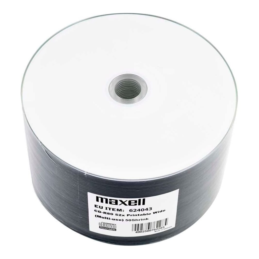 Cd-r Printabil 50/Set Maxell 700 MB 52X Shrink