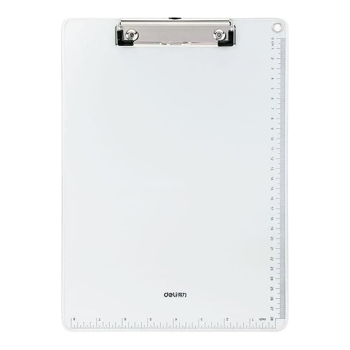 Clipboard Simplu Metal Cu Rigla Deli
