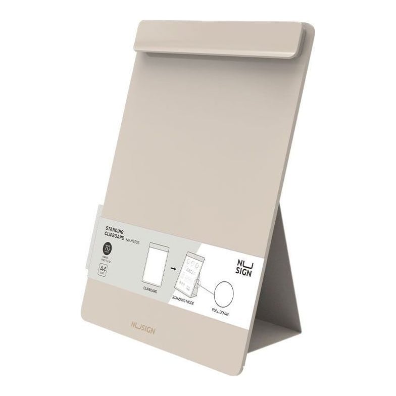 Clipboard Simplu Cu Suport Vertical Gri Nusign Deli