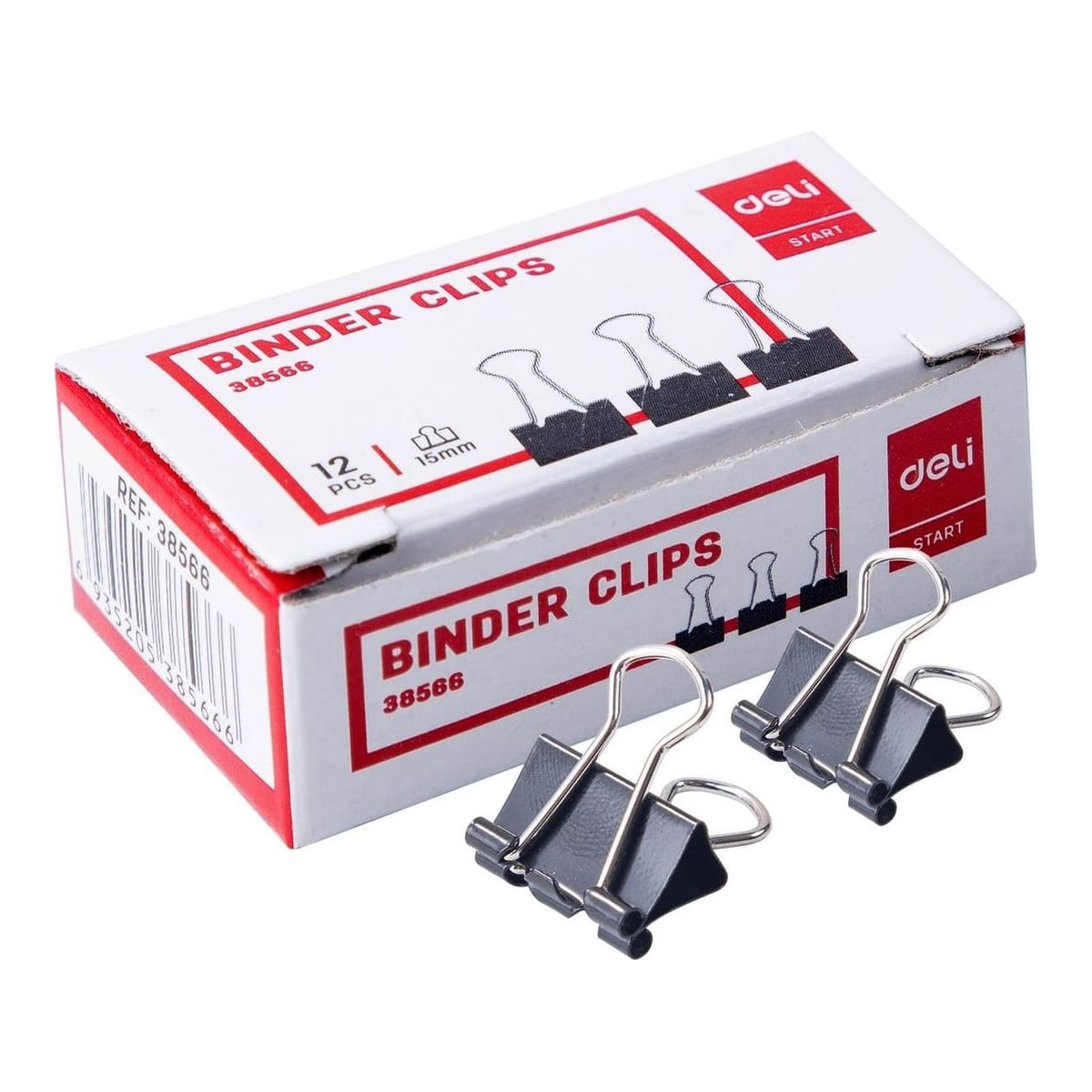 Clips Hartie 15MM 12 Buc/Cut. Carton Deli