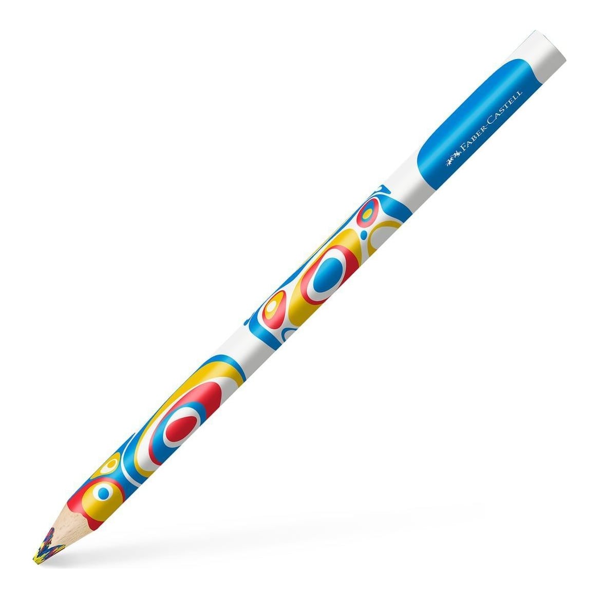 Creion Colorat Jumbo Multicolor Rosu-albastru-galben Faber-castell