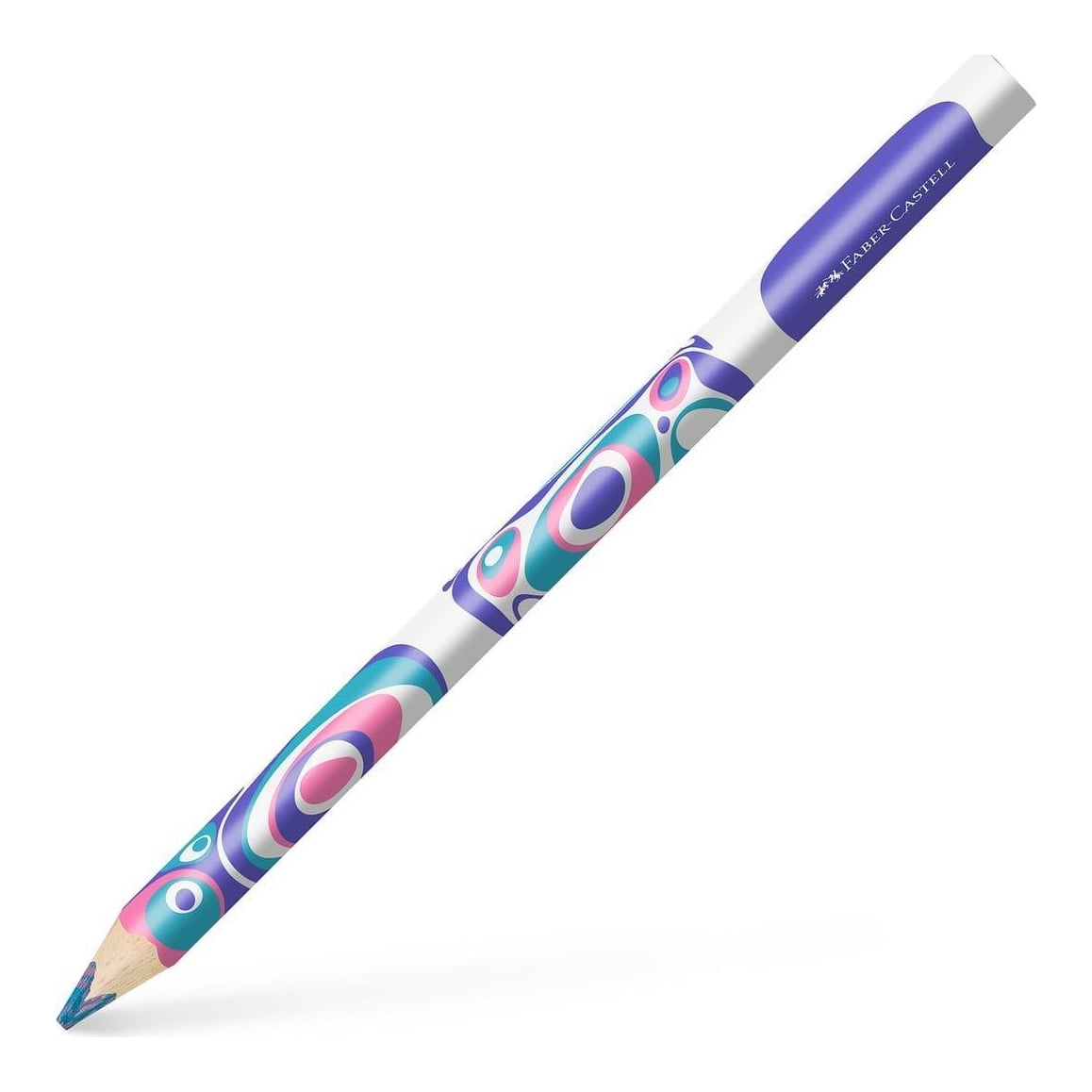 Creion Colorat Jumbo Multicolor Turcoaz-roz-lila Faber-castell
