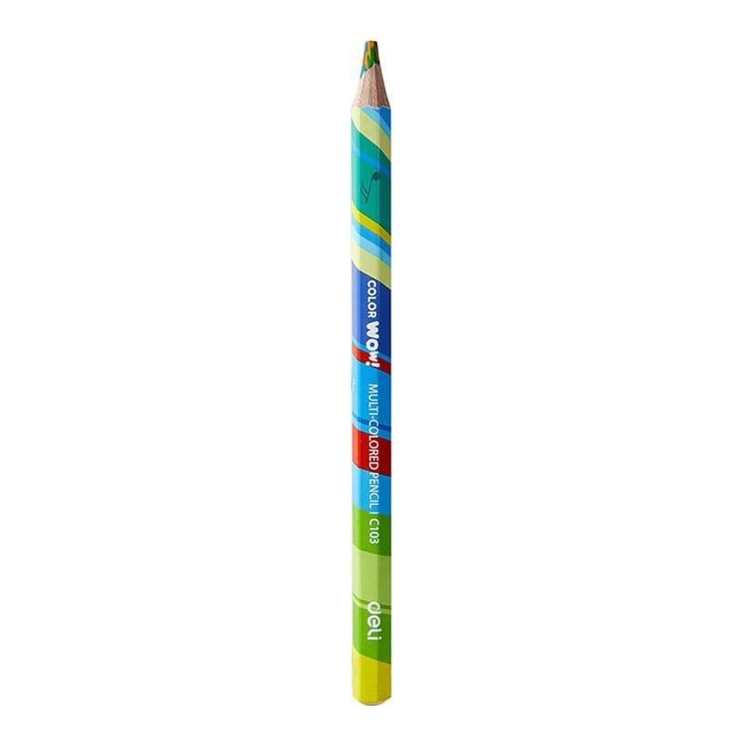 Creion Colorat Multicolor Jumbo Deli