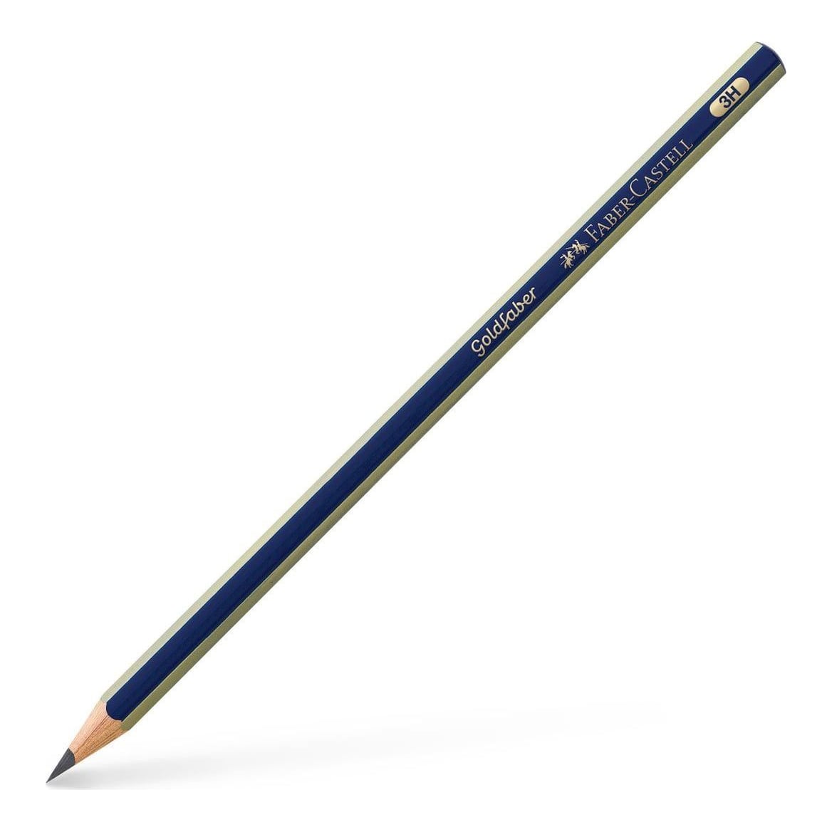Creion Grafit 3H Fara Guma Goldfaber 1221 Faber-castell