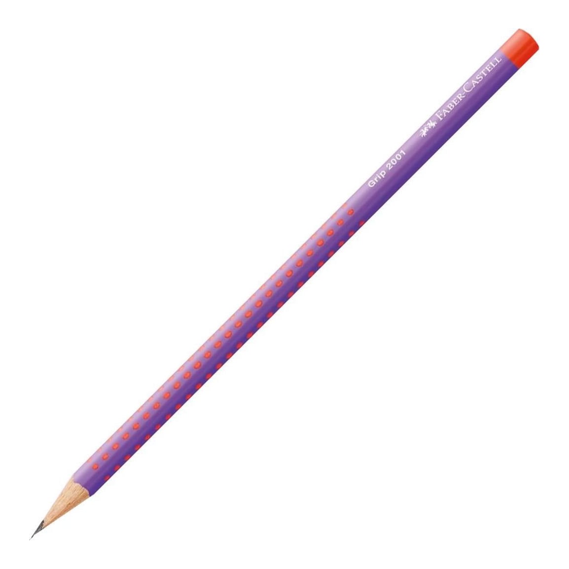 Creion Grafit B Grip 2001 Flow Violet-portocaliu Faber-castell