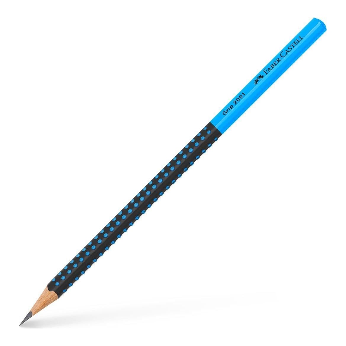 Creion Grafit Hb Grip 2001 Two Tone Negru-bleu 2022 Faber-castell