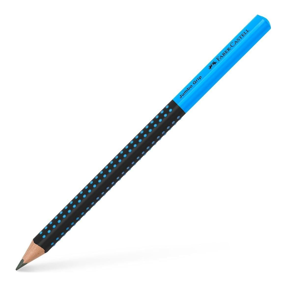 Creion Grafit B Jumbo Grip Two Tone Negru-albastru 2022 Faber-castell