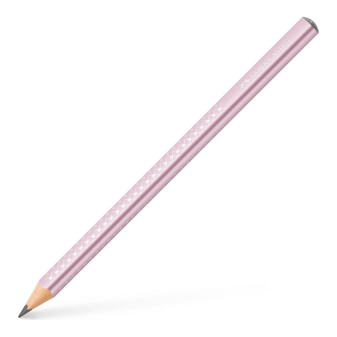 Creion Grafit B Sparkle Jumbo Rose 2023 Faber-castell