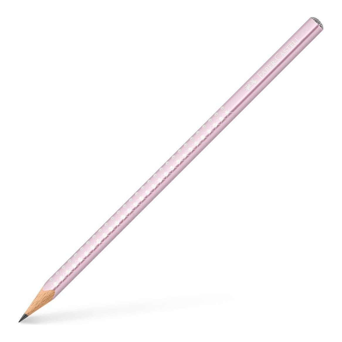 Creion Grafit B Sparkle Rose Metalizat 2023 Faber-castell