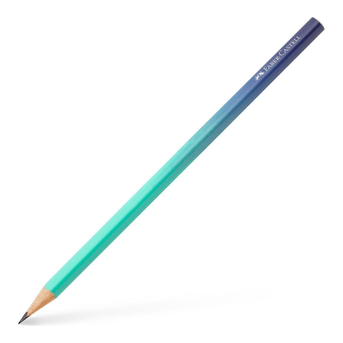 Faber-Castell Creion Grafit B Triunghiular Flow Albastru-turcoaz Flow