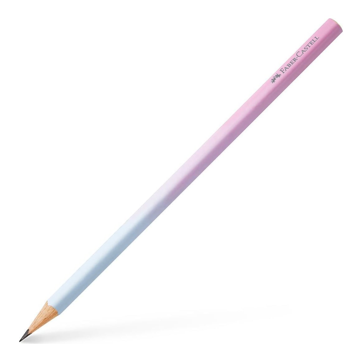 Creion Grafit B Triunghiular Flow Roz-bleu Faber-castell