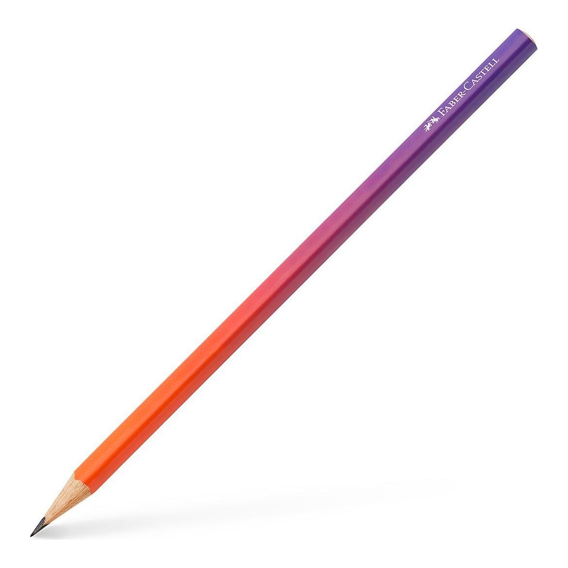 Creion Grafit B Triunghiular Flow Violet-portocaliu Faber-castell