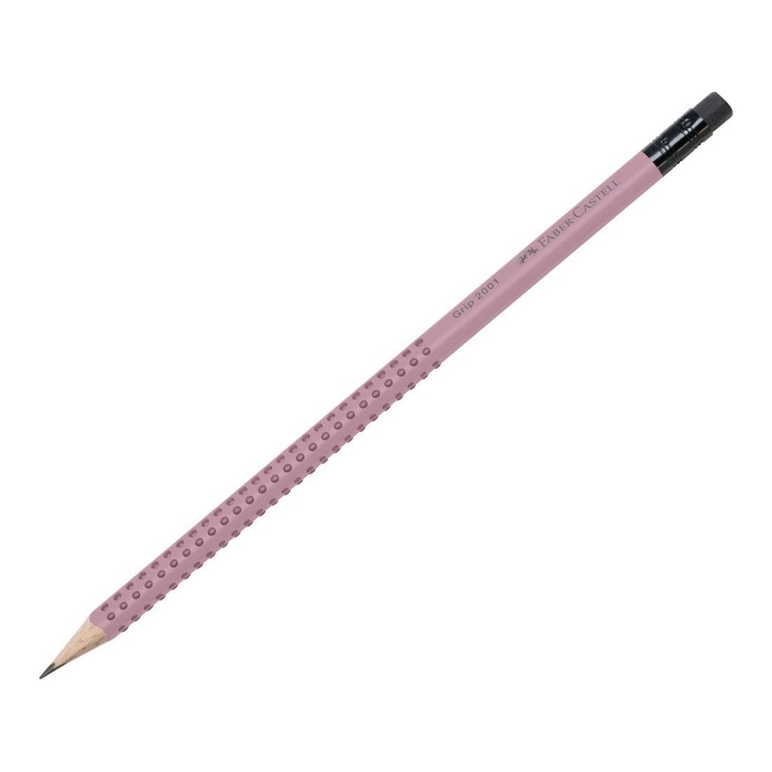 Creion Grafit B Cu Guma Grip 2001 Rose 2022 Faber-castell