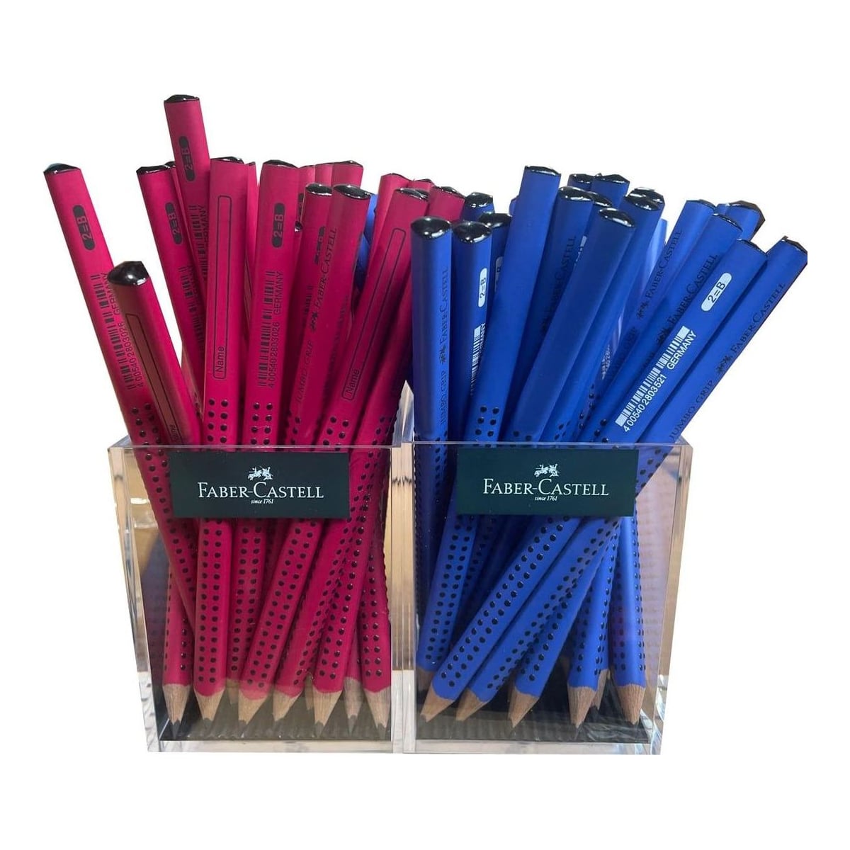 Display 72 Creioane Grafit Jumbo Grip Faber-castell