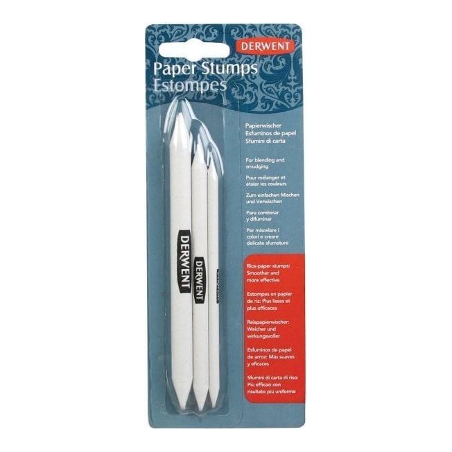 Creion Pentru Amestec Si Estompare Alb 3/Set Derwent Academy Professional