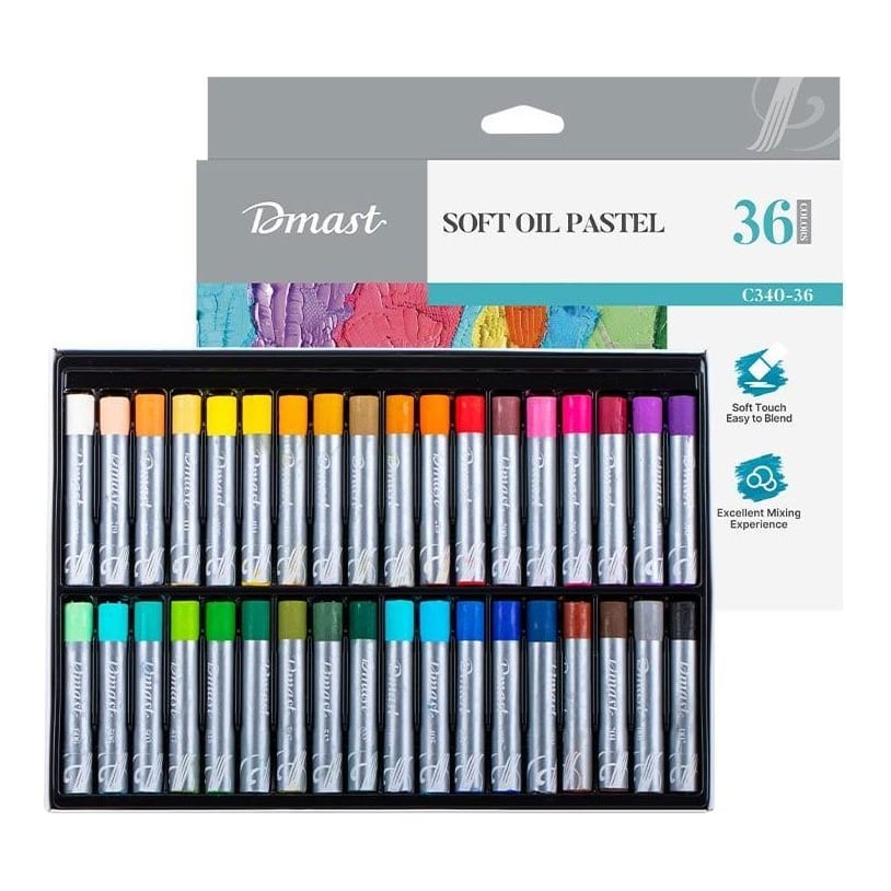 Creioane Ulei Pastel Profesionale 36 Culori Dmast By Pebeo