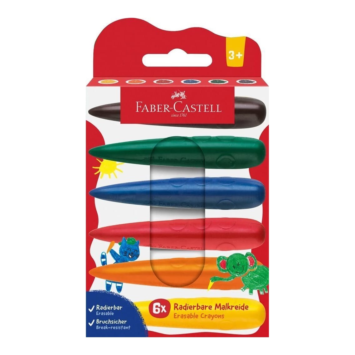 Faber-Castell Creioane Cerate Model Degete Set 6 Faber Castell
