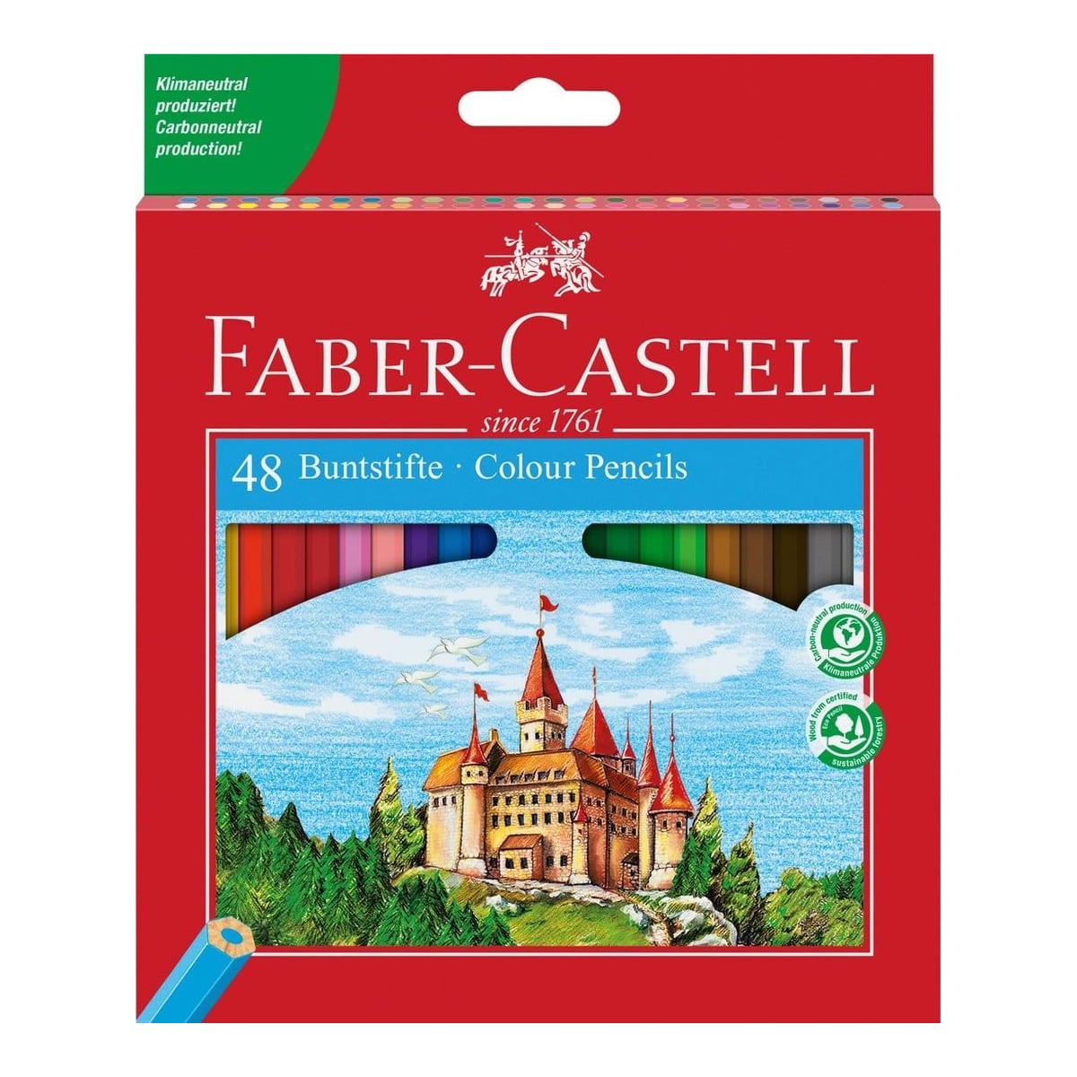 Creioane Colorate 48 Culori Eco L Faber-castell