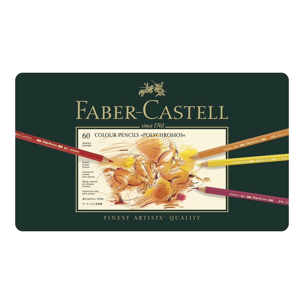Creioane Colorate 60 Culori Polychromos Faber-castell
