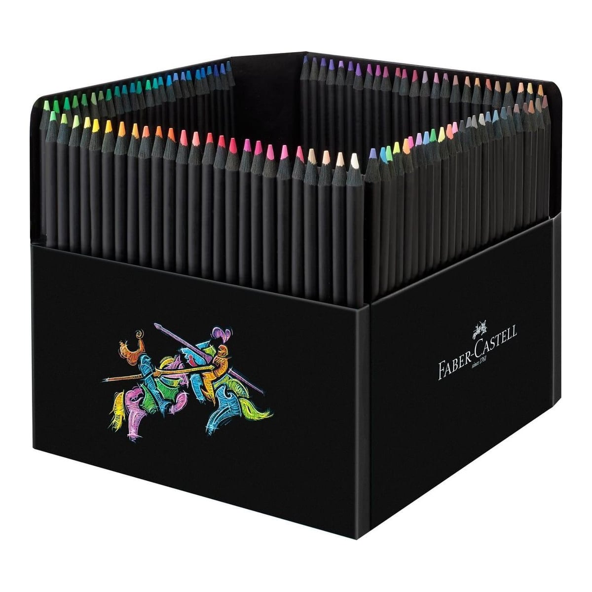 Creioane Colorate 100 Culori Black Edition Faber-castell
