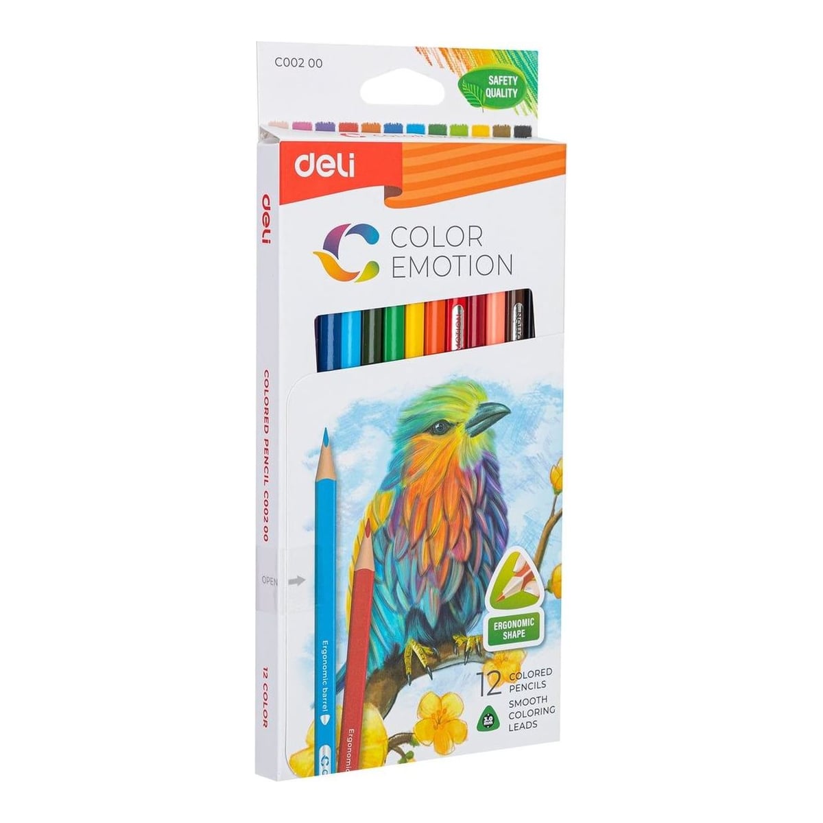 Creioane Colorate 12 Culori Color Emotion Deli