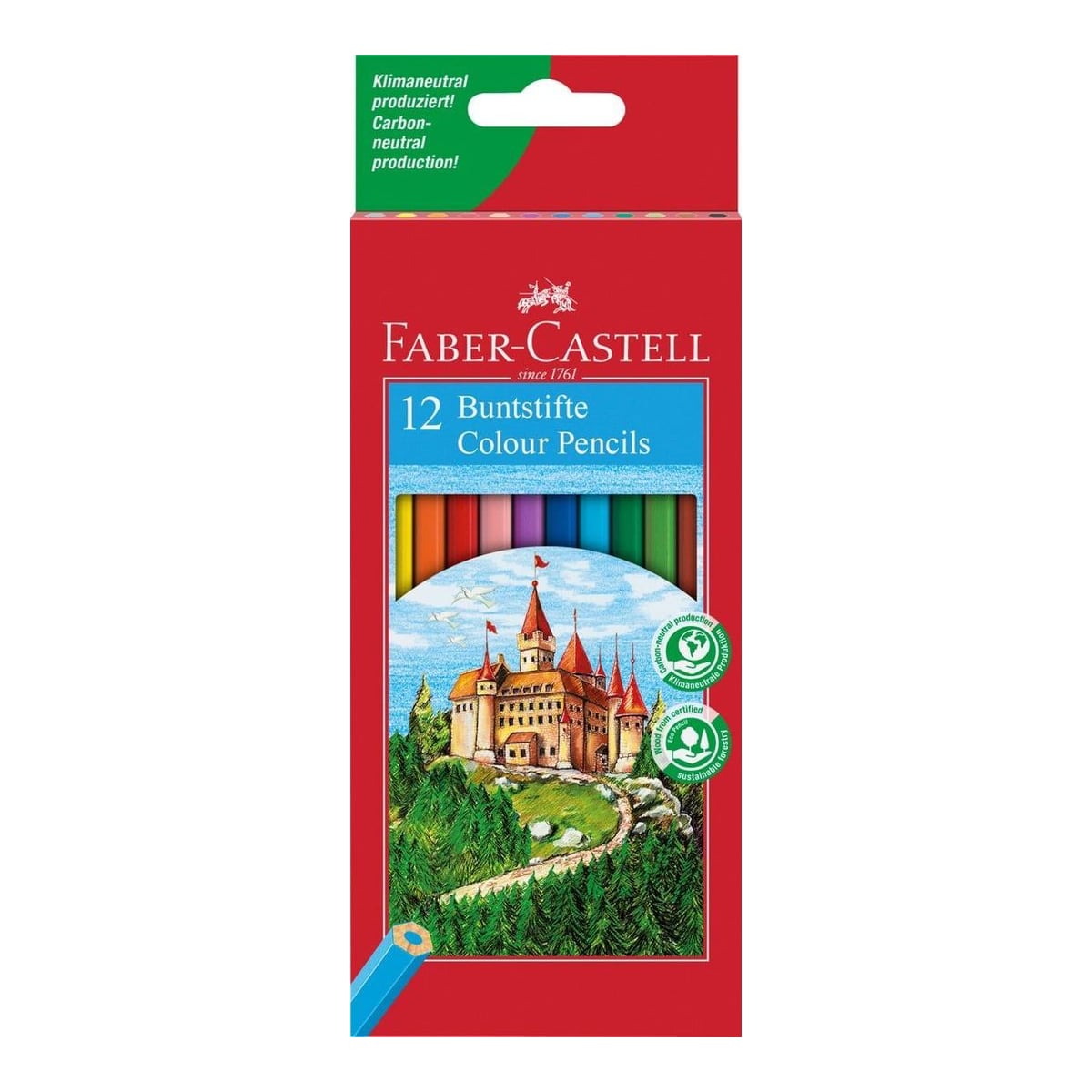 Creioane Colorate 12 Culori Faber-castell