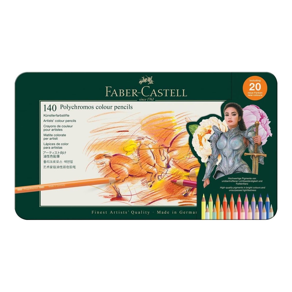 Creioane Colorate 140 Culori Polychromos Faber-castell