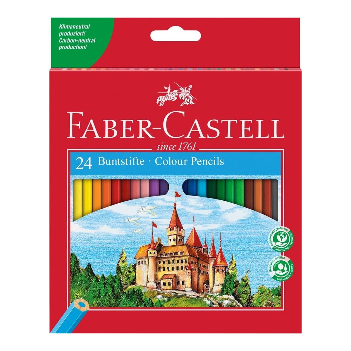 Creioane Colorate 24 Culori Faber-castell
