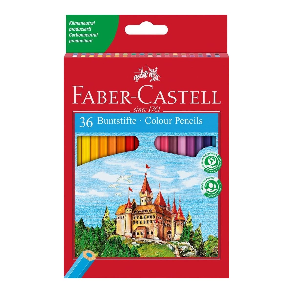 Creioane Colorate 36 Culori Faber-castell