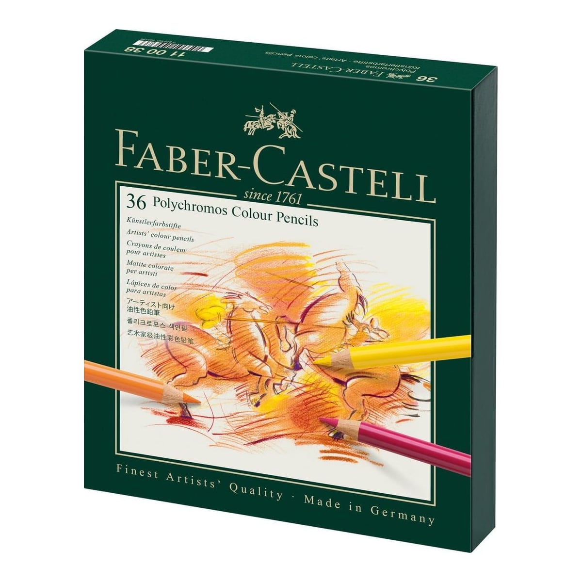 Creioane Colorate 36 Culori Studio Polychromos Faber-castell