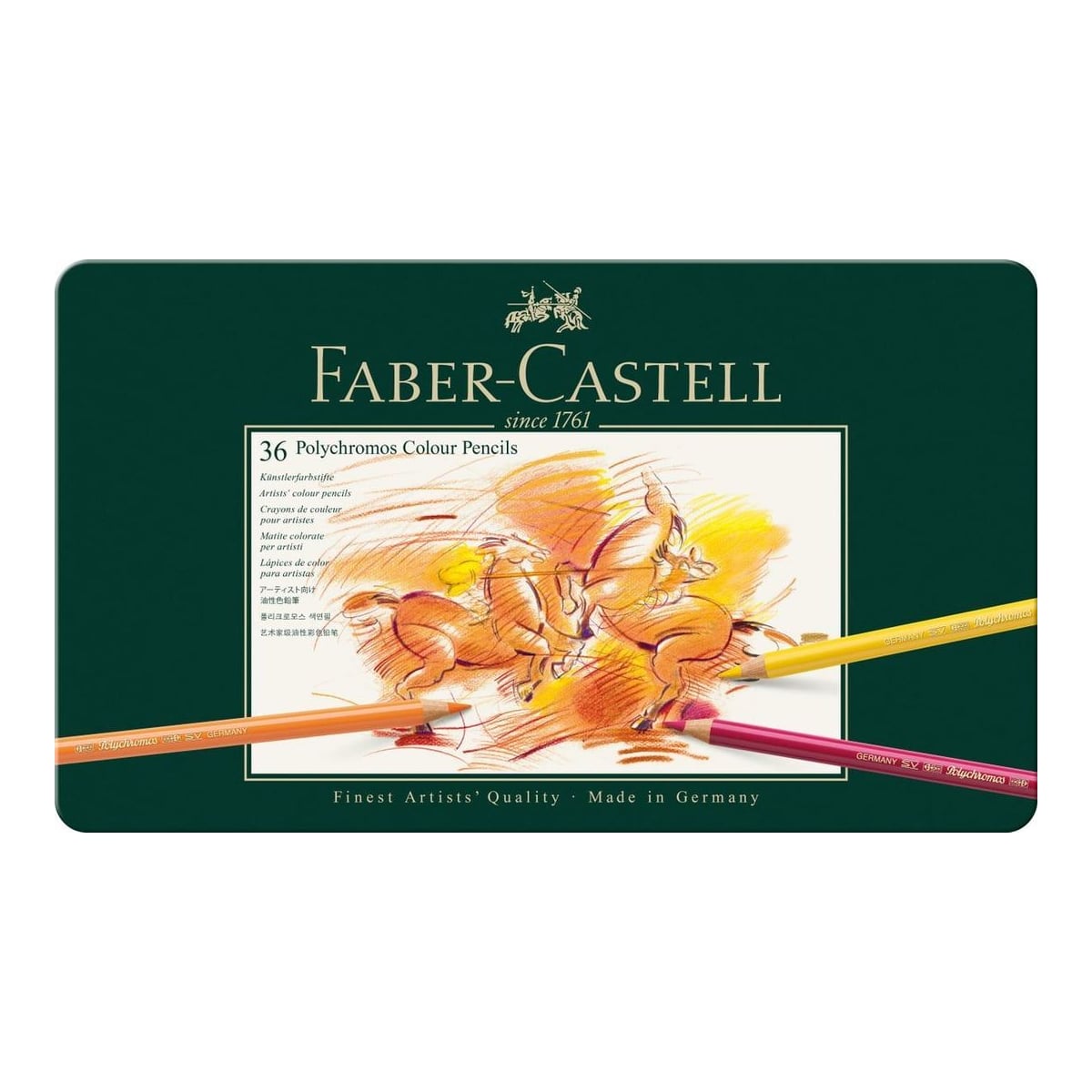 Creioane Colorate 36 Culori Polychromos Faber-castell