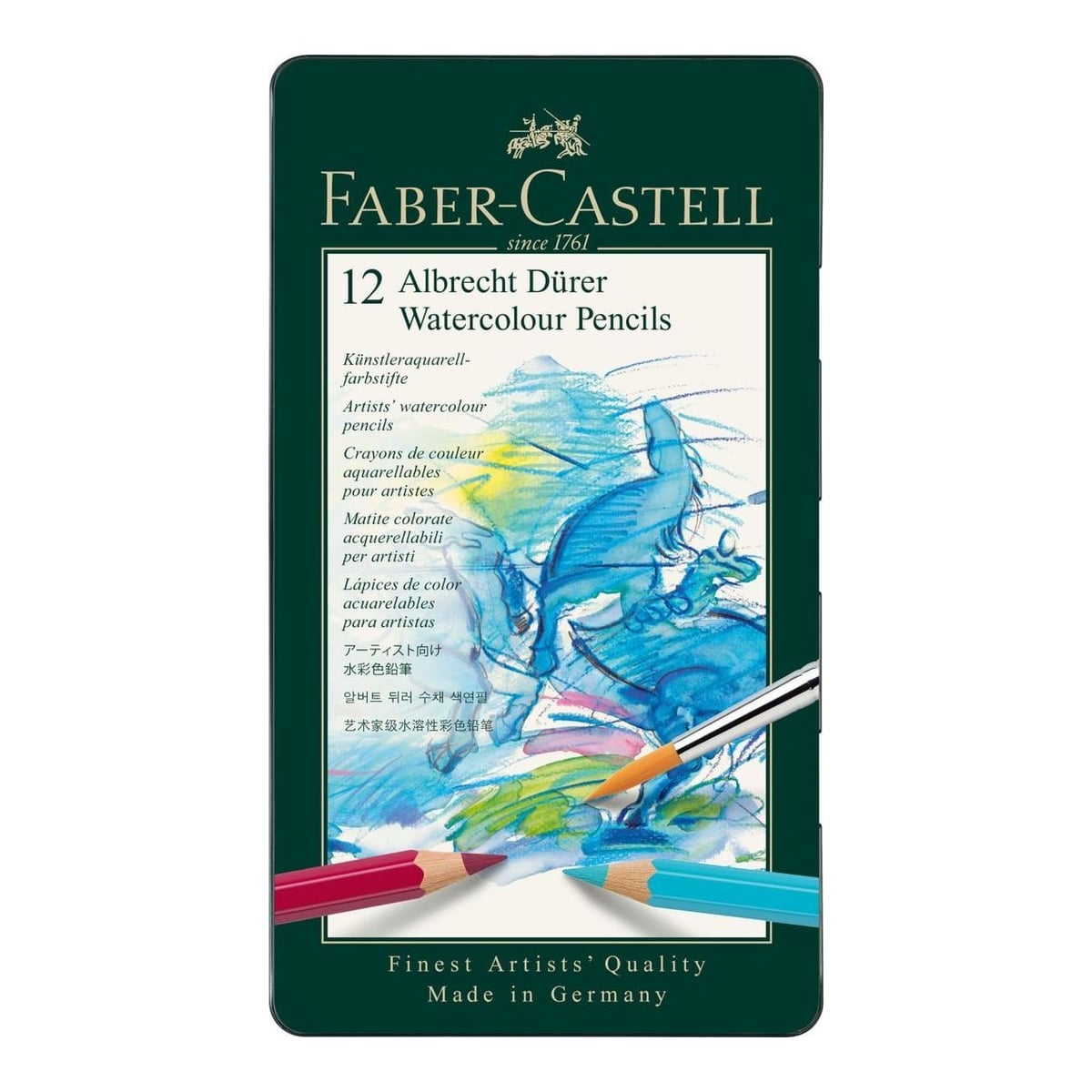 Creioane Colorate Acuarela 12 Culori A. Durer Faber-castell