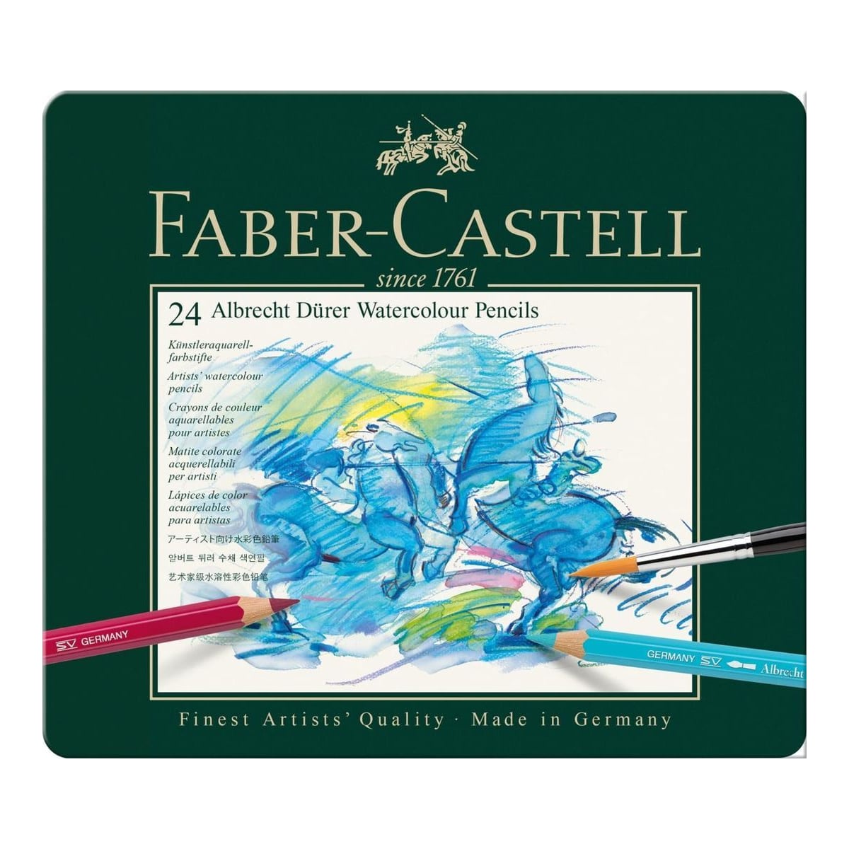 Creioane Colorate Acuarela 24 Culori A. Durer Faber-castell