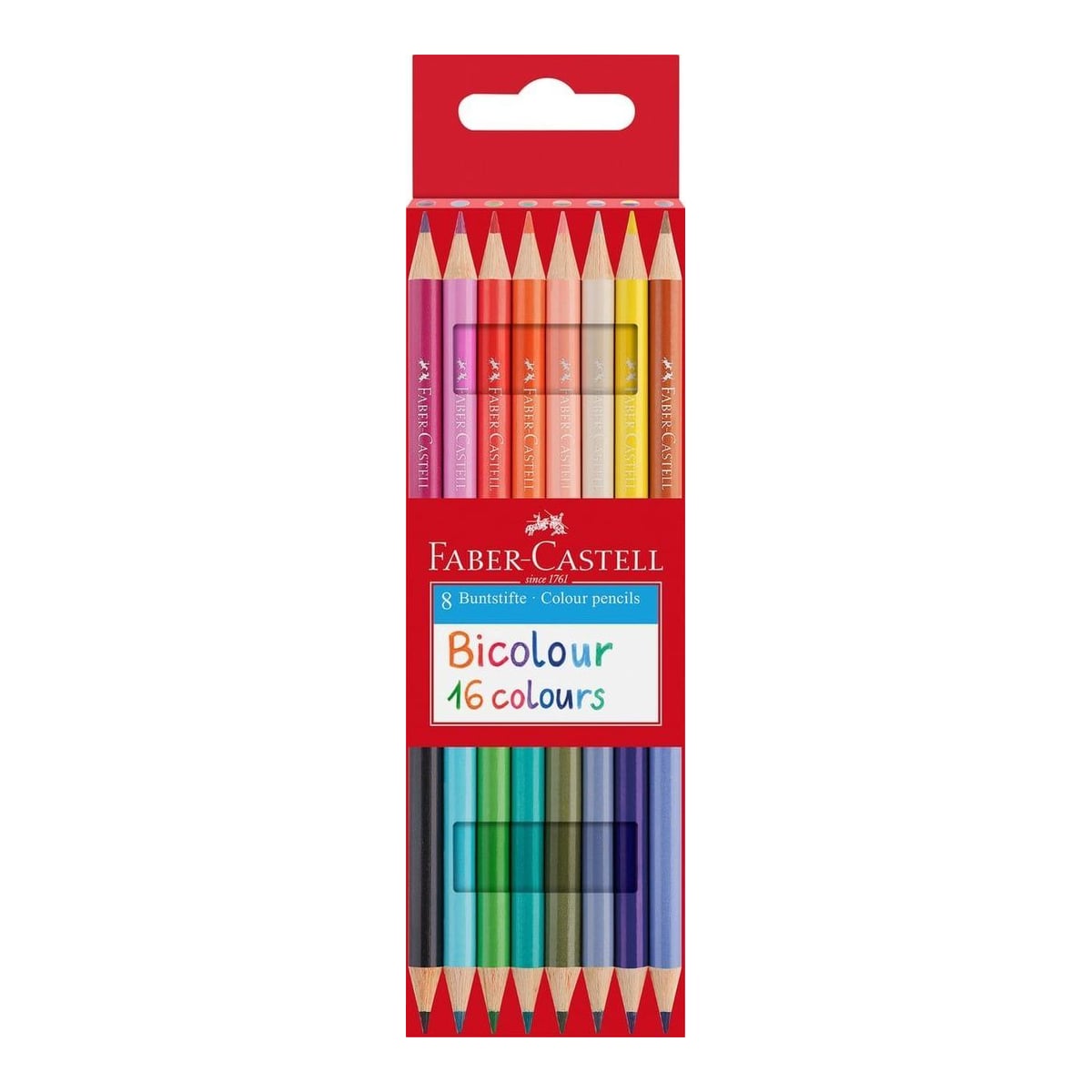 Creioane Colorate Bicolore 8*2 Faber-castell